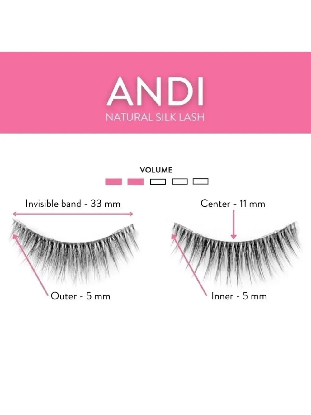 RED Aspen Andi Natural Silk Lash